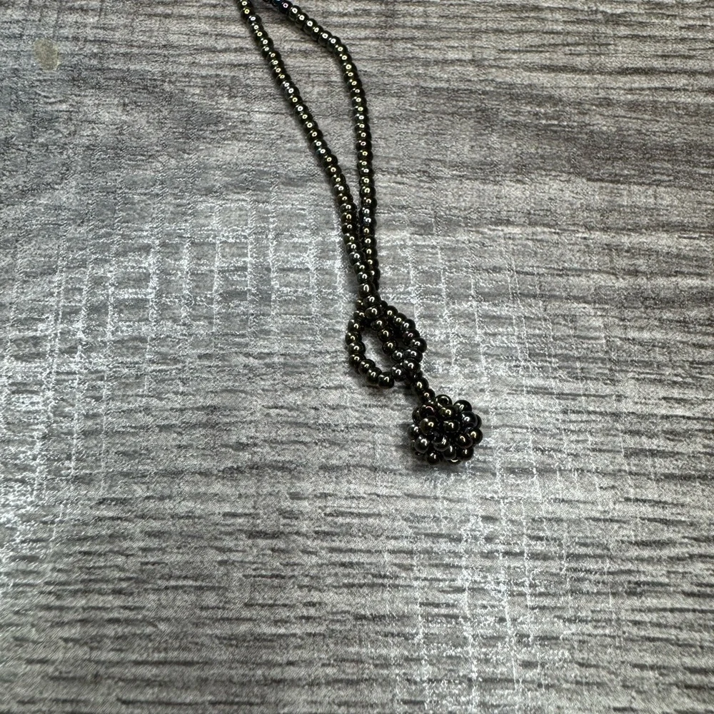 Handmade Elegant Turquoise and Silver Swirl Pendant Necklace